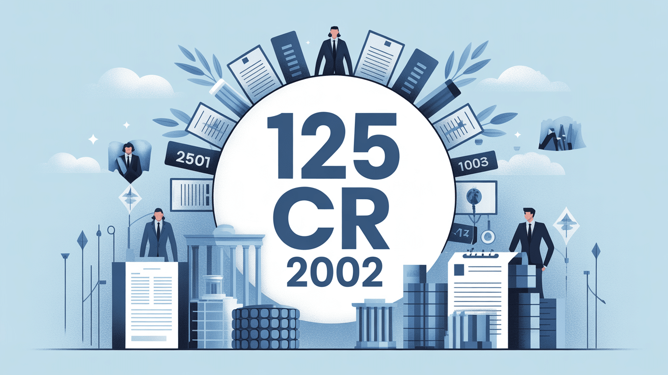 Illustration fiscale 125 cr 2002 avec documents et placements