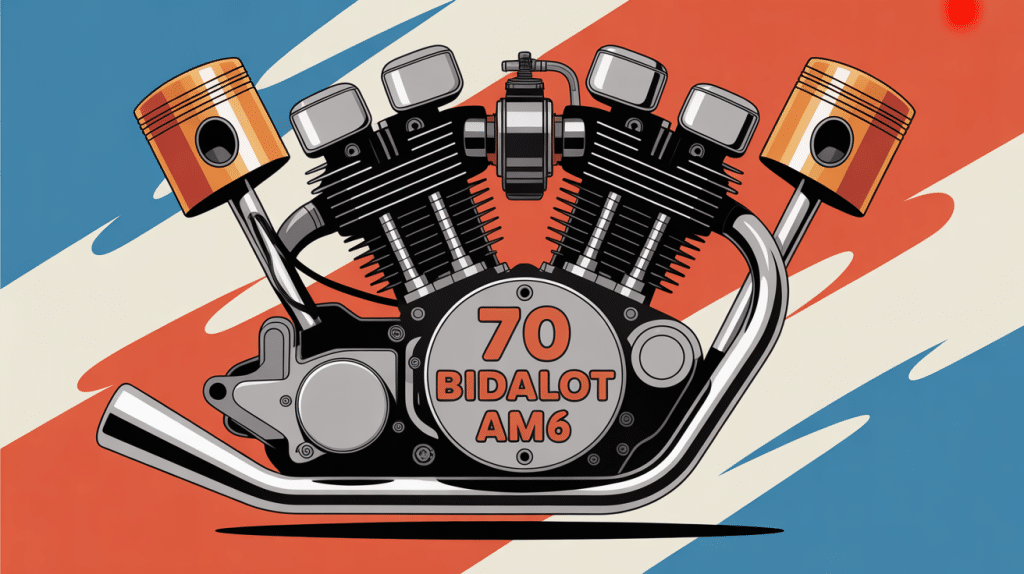 Illustration moteur 70 bidalot am6 compétition