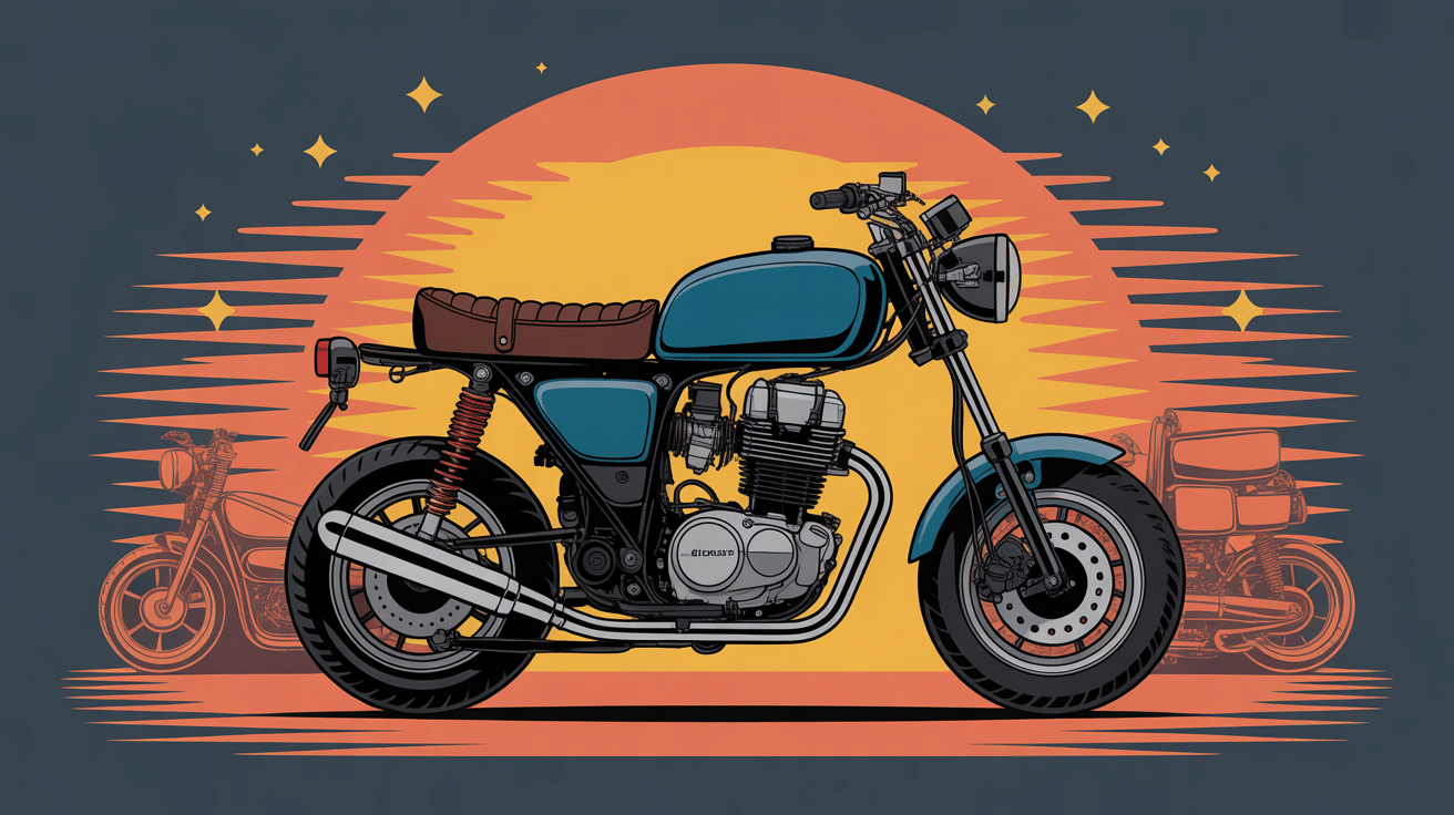 Illustration du moteur 86 bidalot sur fond dynamique