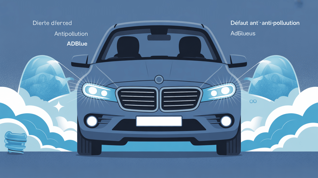 Tableau de bord adblue défaut antipollution démarrage impossible dans 1100 km