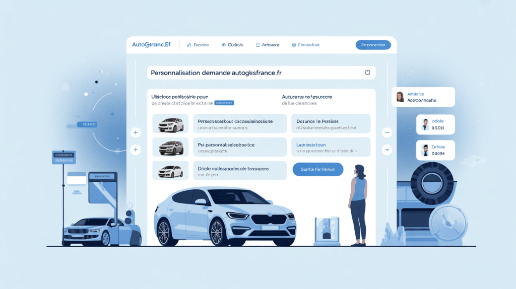 autoglassfrance.fr personnalisation demande et options illustrées