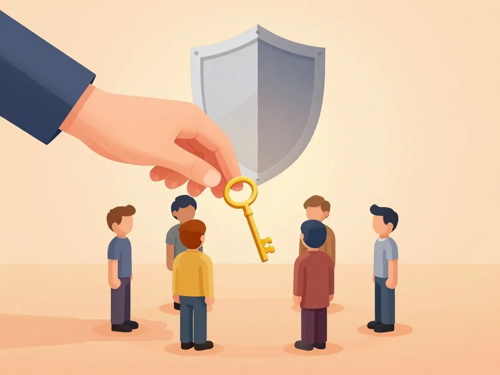 métaphore bonnes pratiques boîte à clé sécurisée extérieur assurance