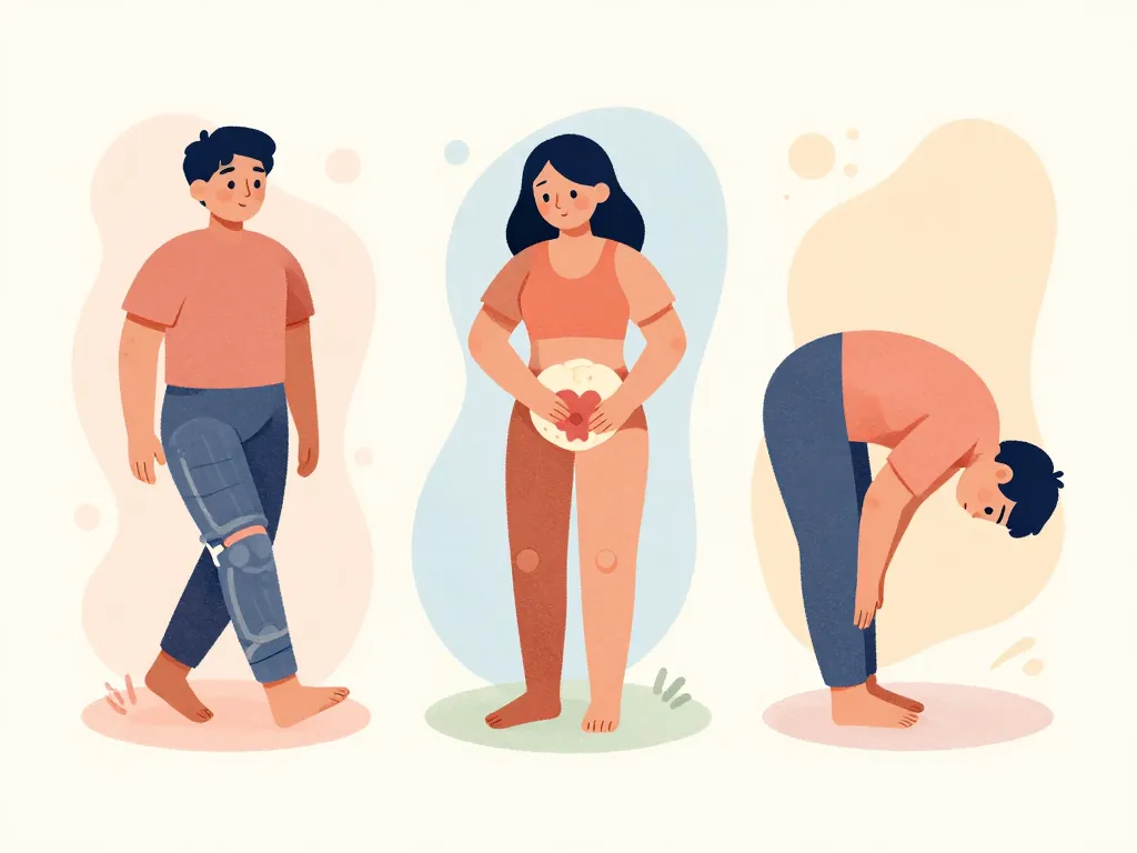 Illustration mouvements interdits après clou gamma gestes à éviter