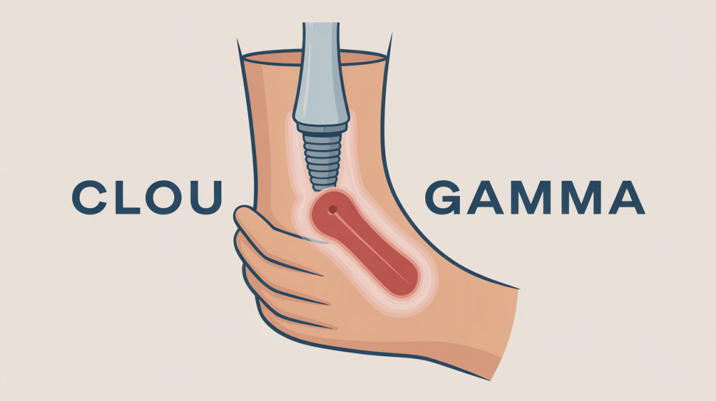 Schéma hanche clou gamma mouvements interdits sécurité