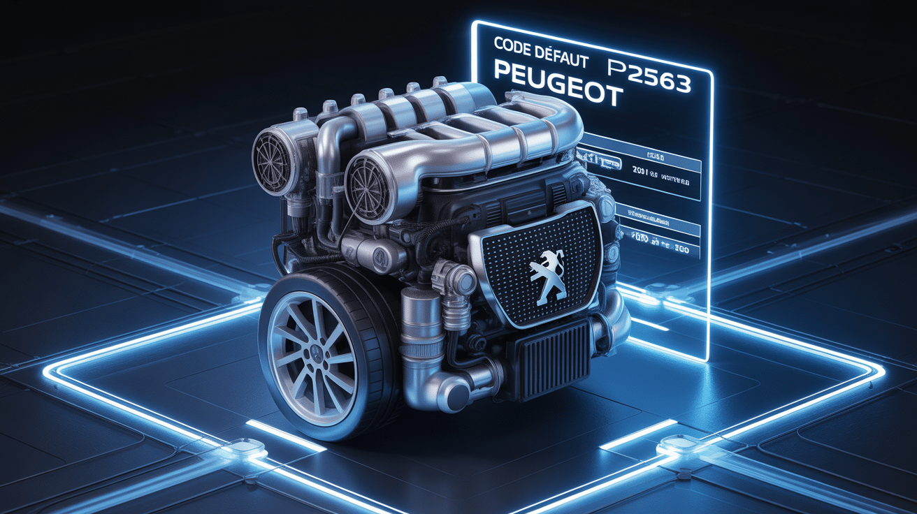 illustration moteur peugeot avec code p2563