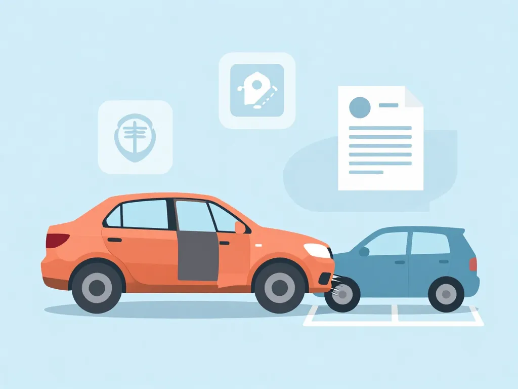 editorial coup de portiere impact voiture parking