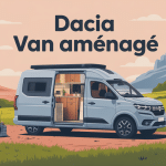 dacia van aménagé prix illustration moderne aventure