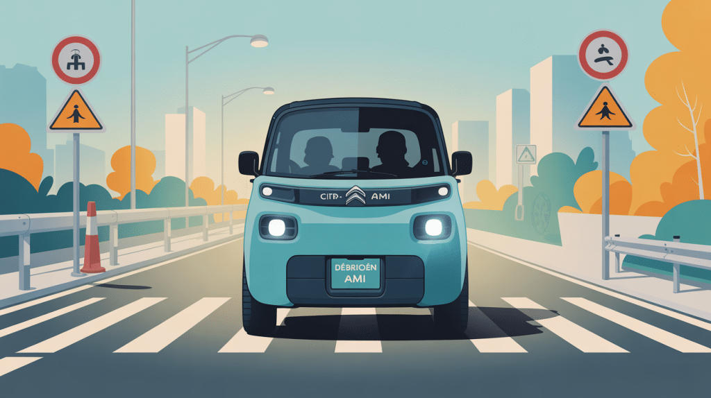 Illustration débridage Citroën Ami sécurité ou vitesse