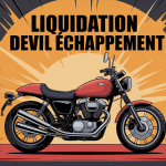 devil échappement liquidation moto visuel dynamique