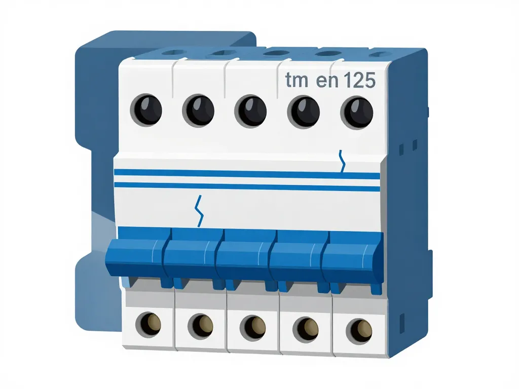 Schéma conceptuel protection thermique et magnétique tm en 125