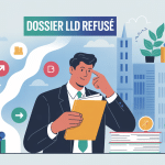 Illustration d’un dossier LLD refusé avec solutions et espoir