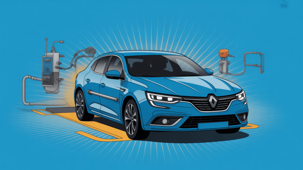 effacer défaut frein de parking laguna 3 sur laguna 3 vue système