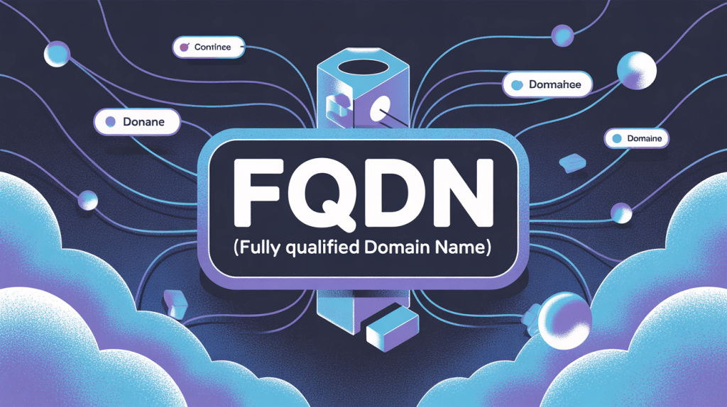 illustration f1 dns FQDN structure réseau