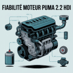 Illustration conceptuelle fiabilité moteur Puma 2.2 HDi