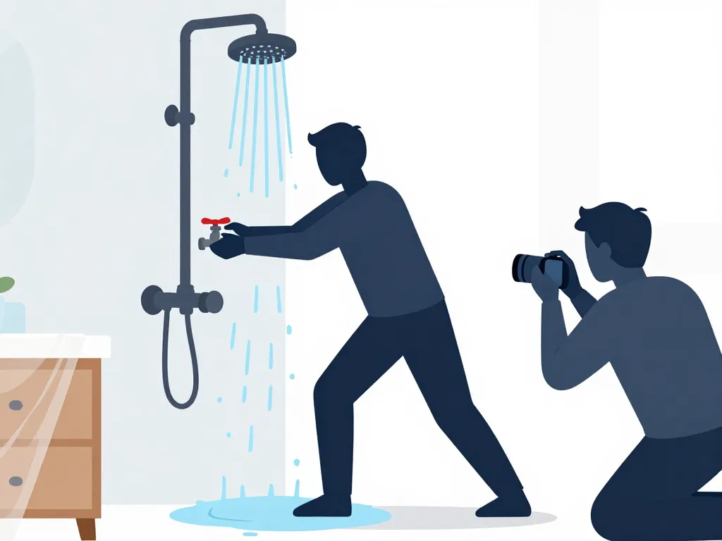 fuite sous bac à douche assurance gestes urgence