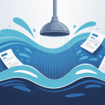 fuite sous bac à douche assurance illustration dégâts des eaux