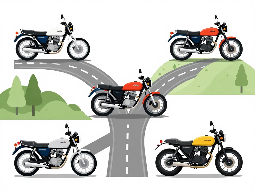 Honda CL 350 routes sélection moto originale customisée