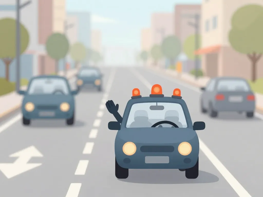 j'ai pris un sens interdit sans faire expres, reactions et bons reflexes conducteur