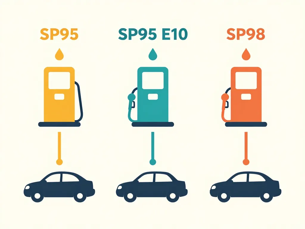 j'ai mis du sp95 e10 au lieu du sp95 tableau comparatif carburants