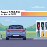 j'ai mis du sp95 e10 au lieu du sp95 dessin station service