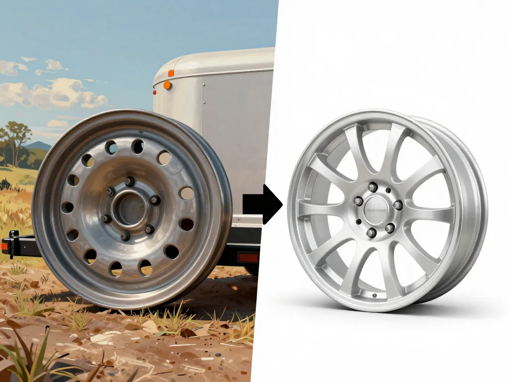 comparatif jante 13 pouces remorque tôle aluminium