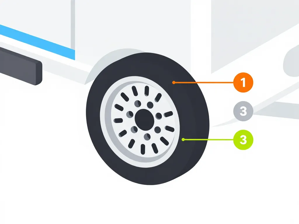 schéma technique jante 13 pouces remorque