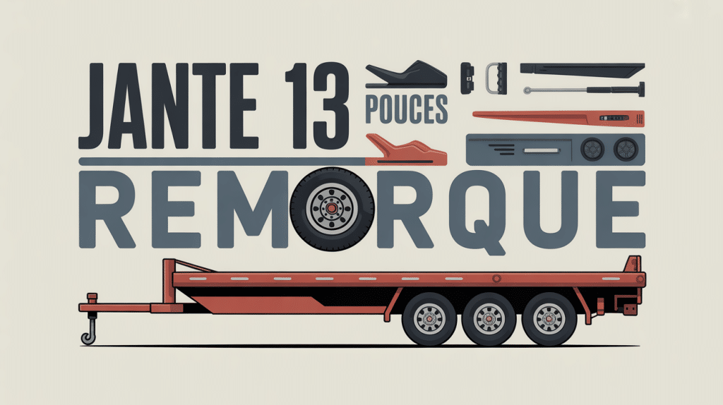 illustration explication jante 13 pouces remorque