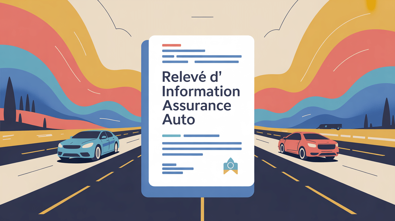 je n'ai pas de relevé d'information assurance auto document graphique