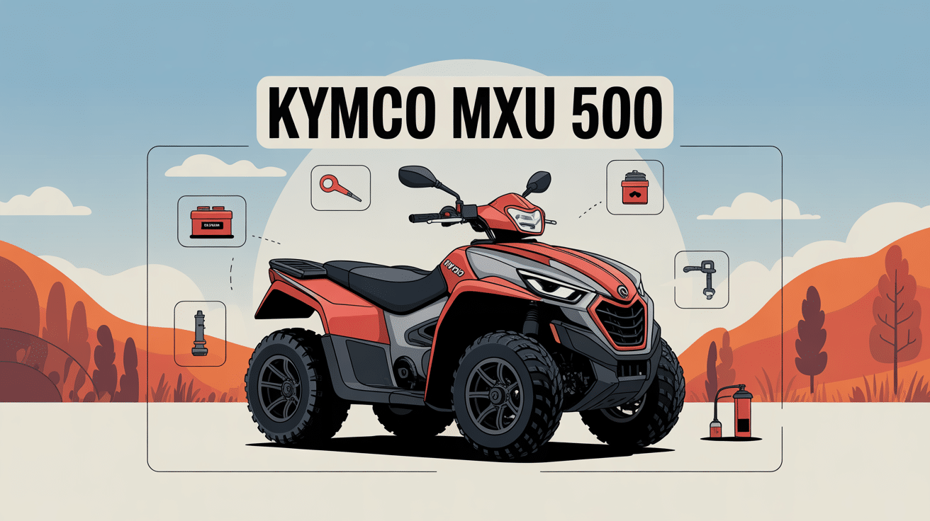 kymco mxu 500 problème illustration causes et solutions