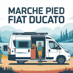marche pied camping-car Fiat Ducato vue latérale