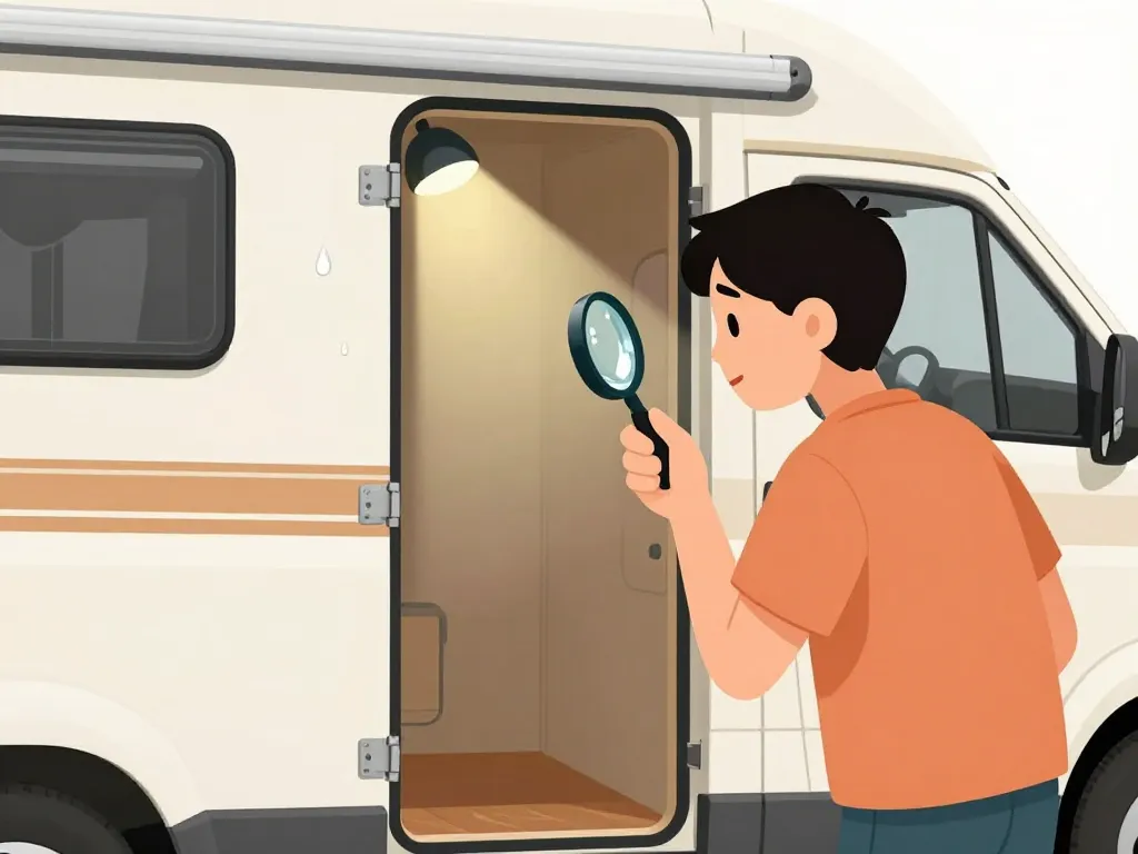 marque de camping-car à éviter signaux alerte contrôle visuel