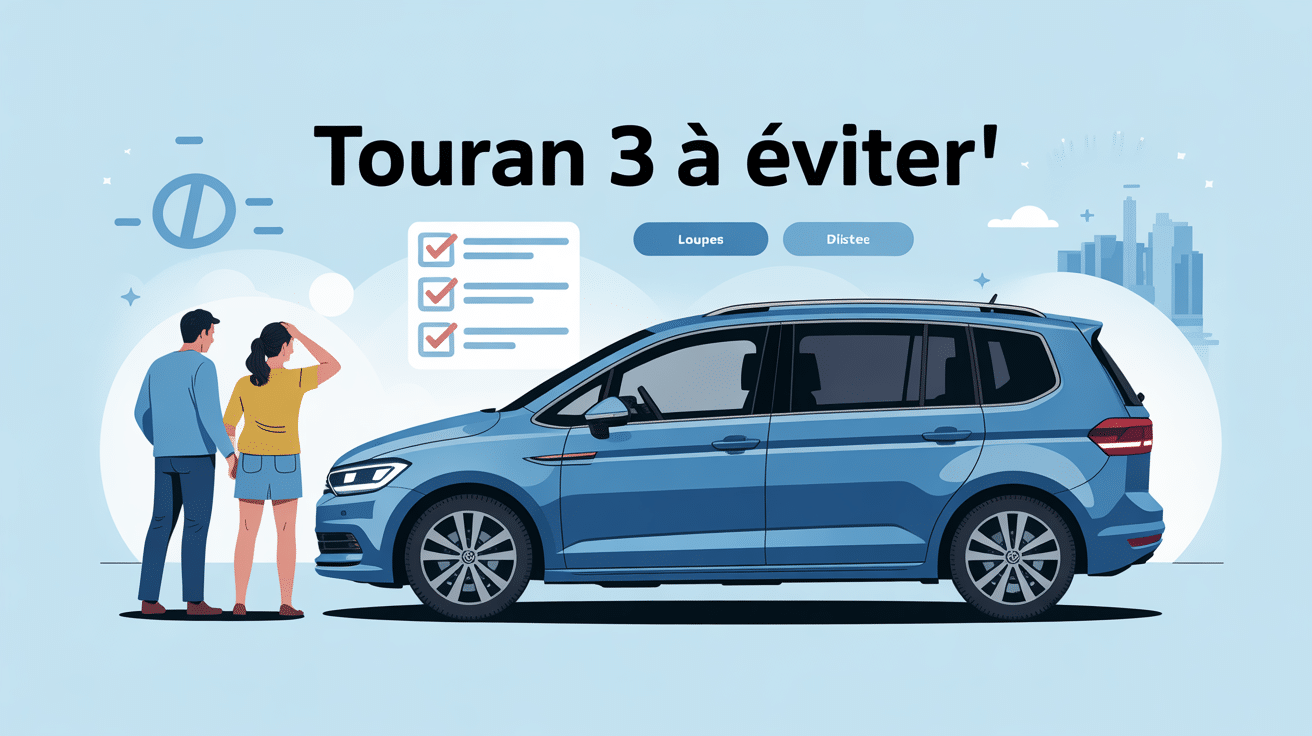 image principale famille achetant modèle touran 3 à éviter