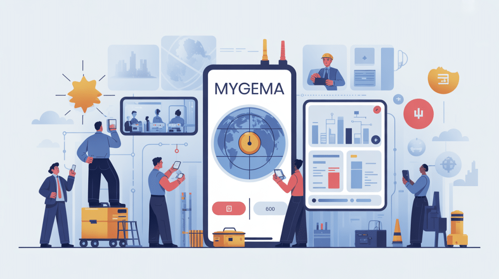 mygema illustration gestion interventions terrain