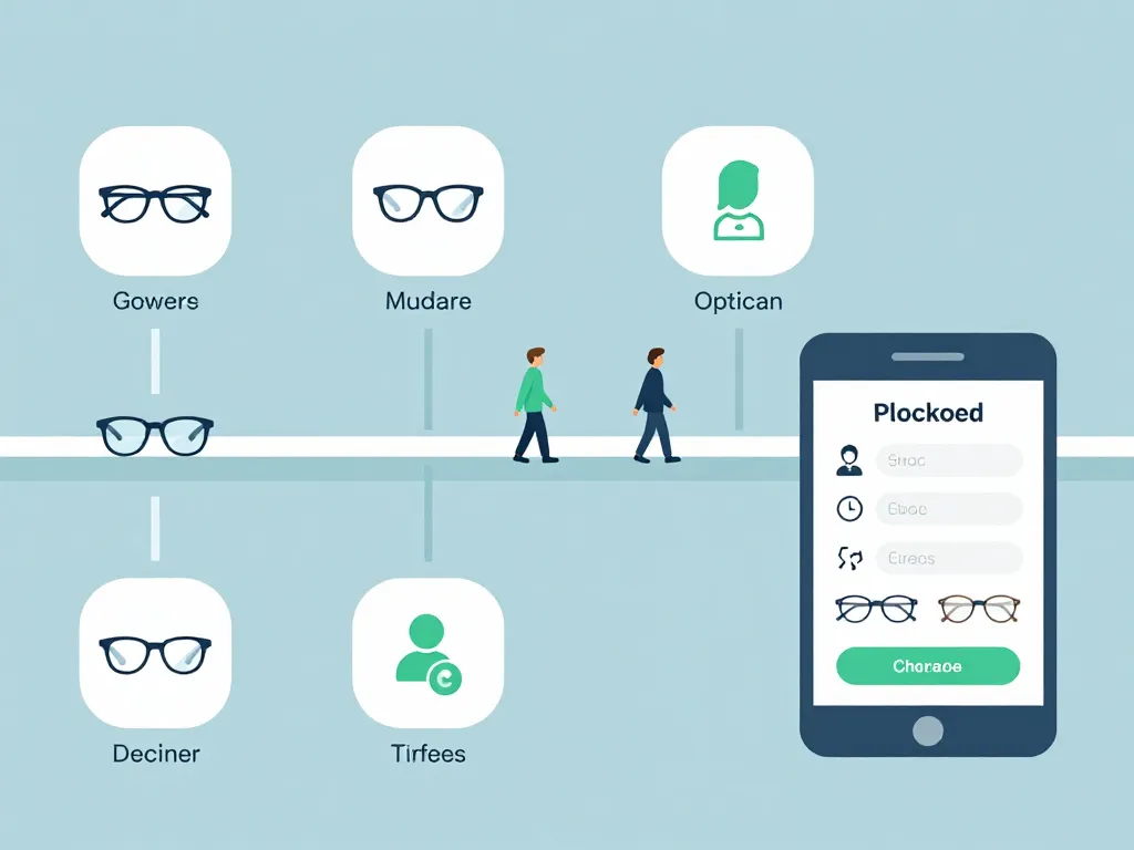 Oxantis TP Optique parcours achat opticien