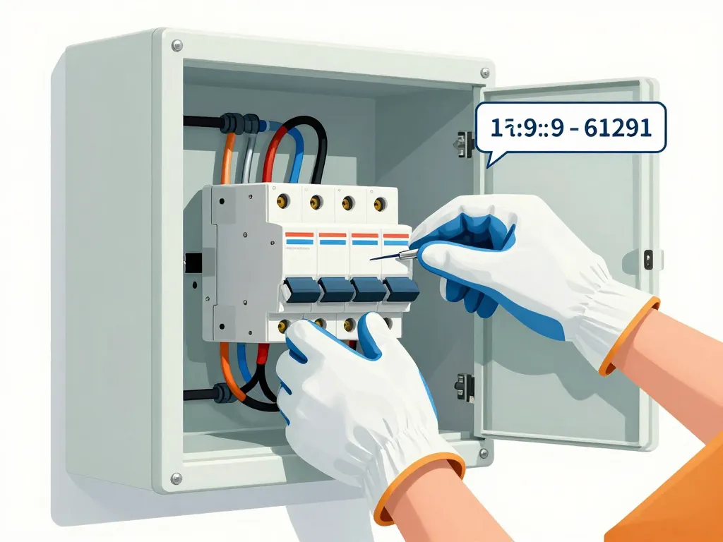 Installation sécurisée d’un p20e8 sur tableau électrique