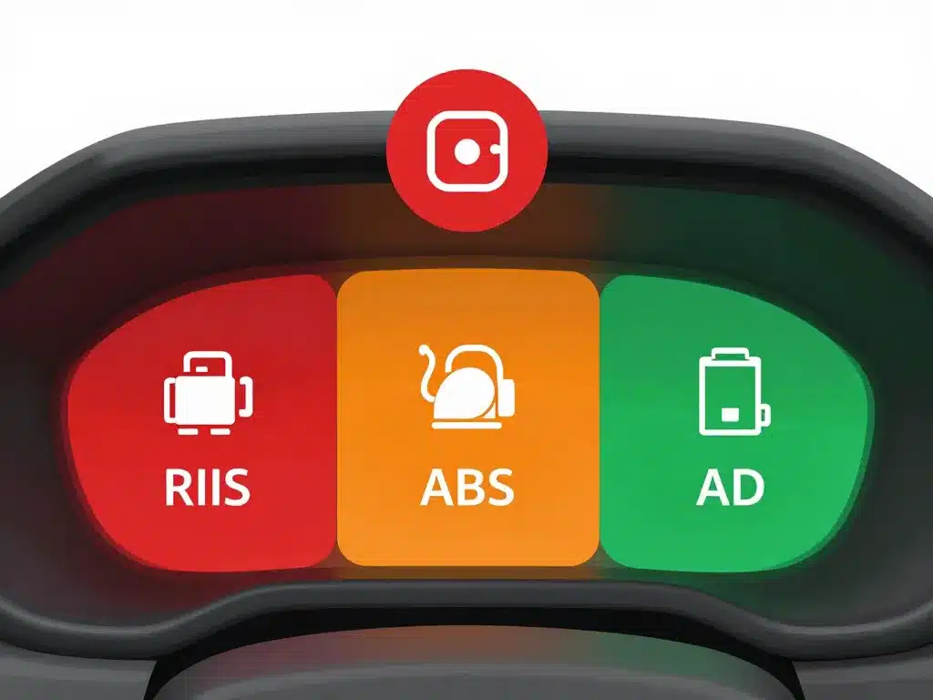 Diagramme voyant clio 5 rouge orange vert