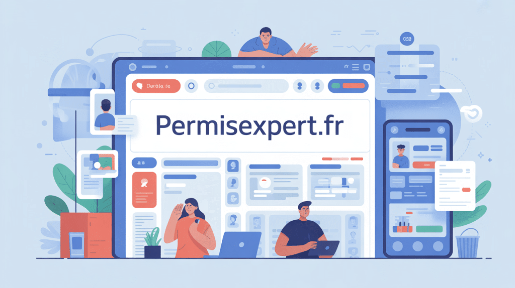 illustration permisexpert.fr interface permis de conduire en ligne