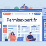 illustration permisexpert.fr interface permis de conduire en ligne