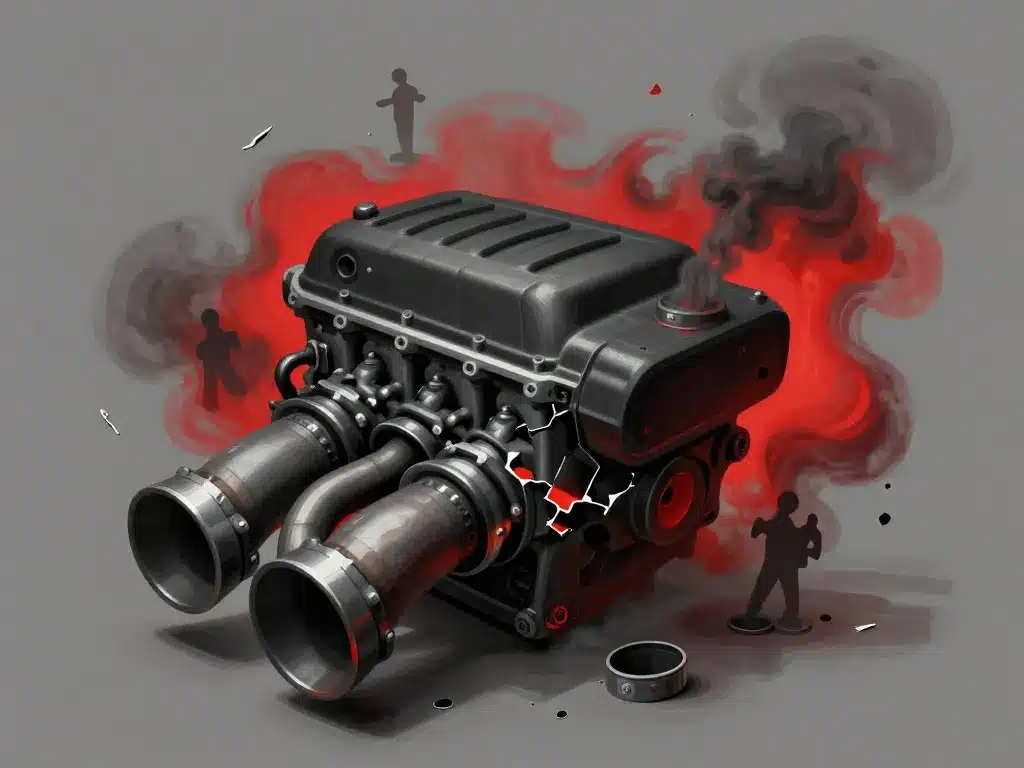 visuel pipe dadmission fuite et défaillance