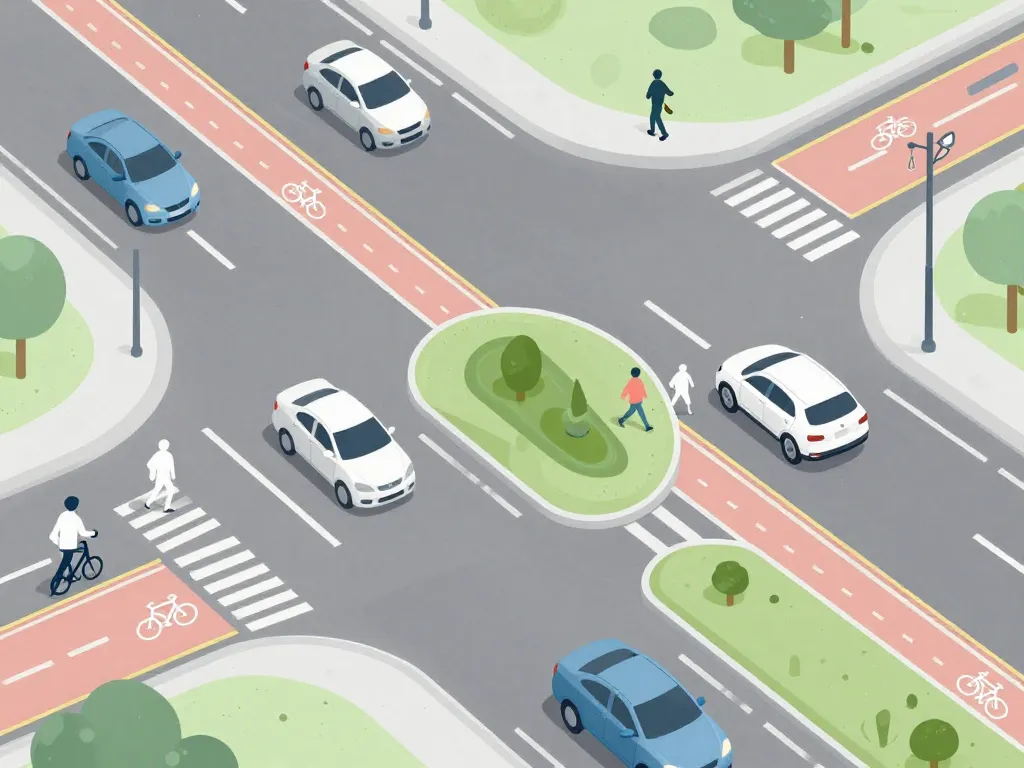 plan amenagement trafic l1h1 illustration circulation redesign