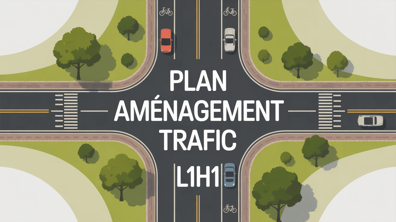 plan amenagement trafic l1h1 visuel schema stylise