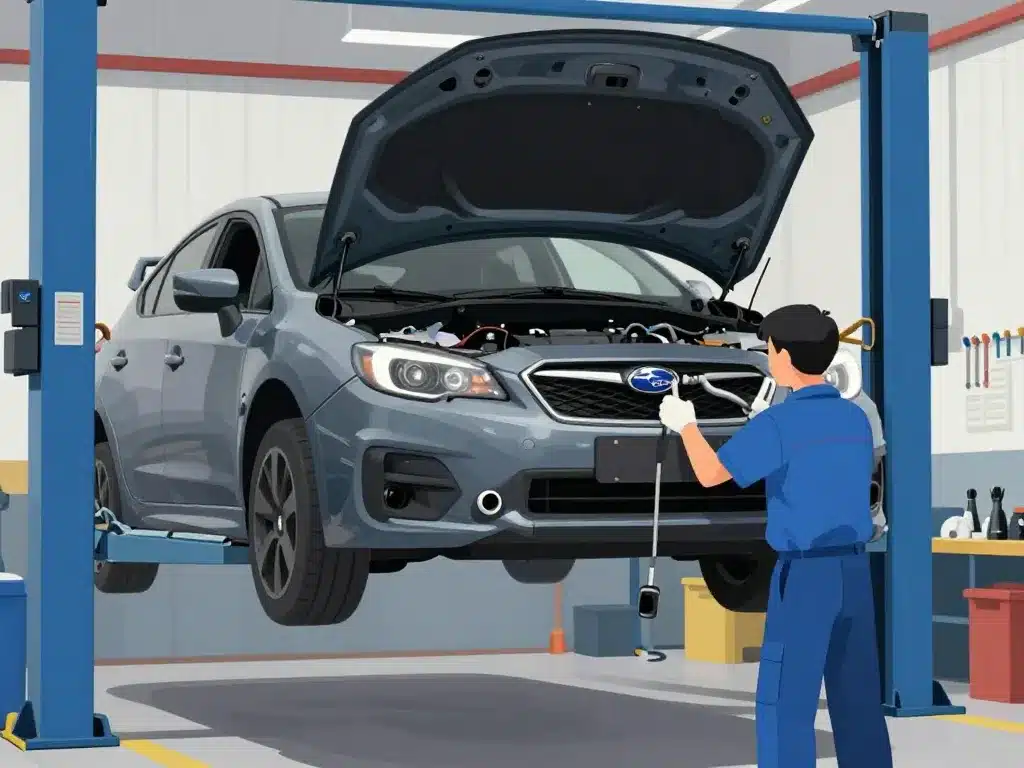 installation prodrive performance pack fiabilité subaru garage