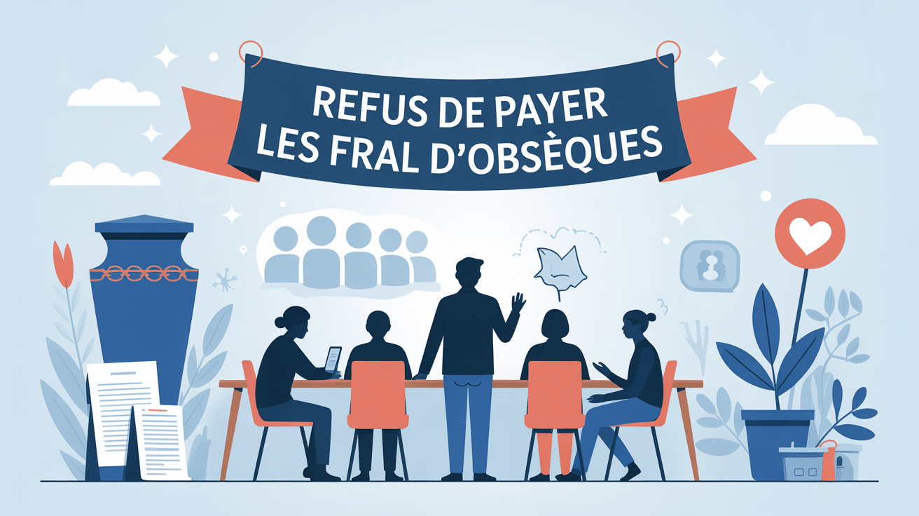illustration refus de payer les frais d’obsèques France
