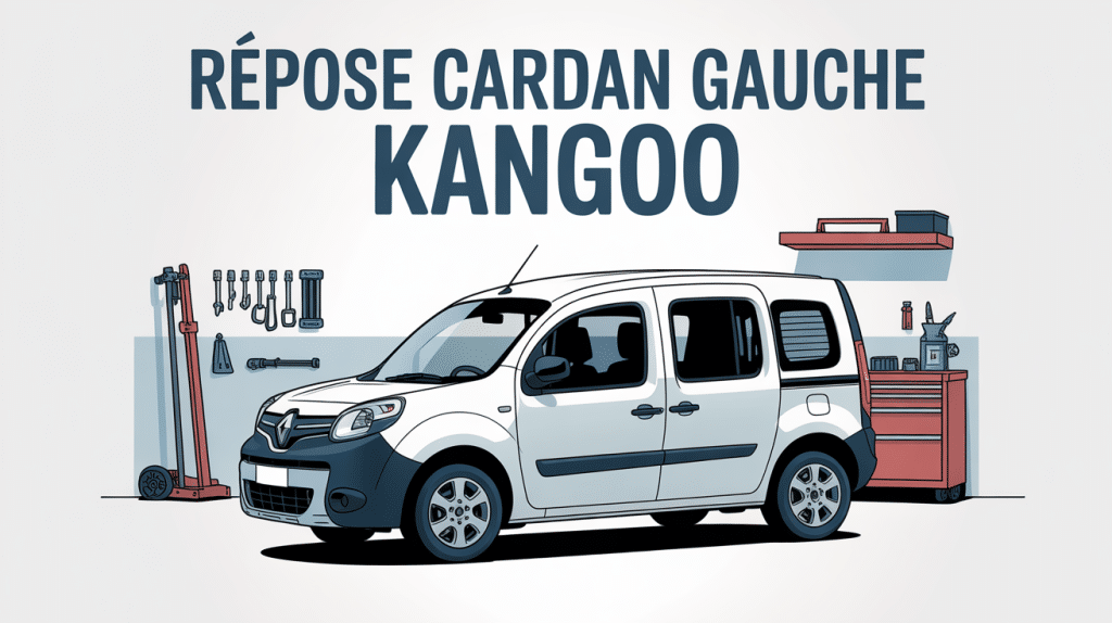 repose cardan gauche kangoo illustration vectorielle atelier
