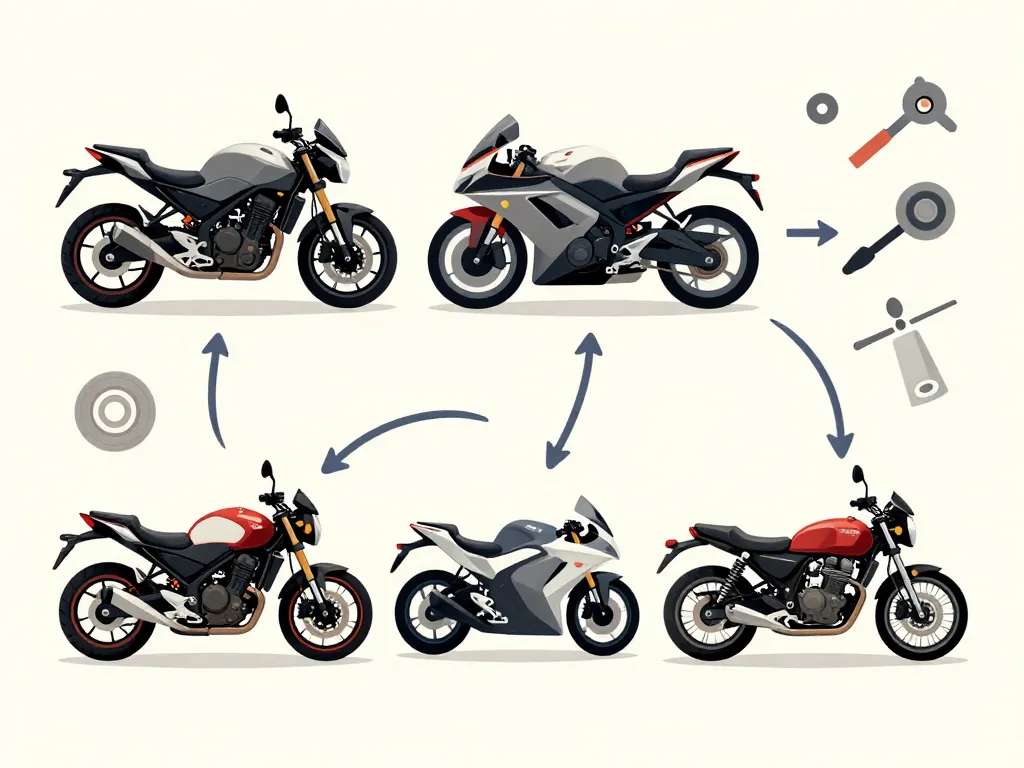 diagramme simulation covering moto facteurs prix