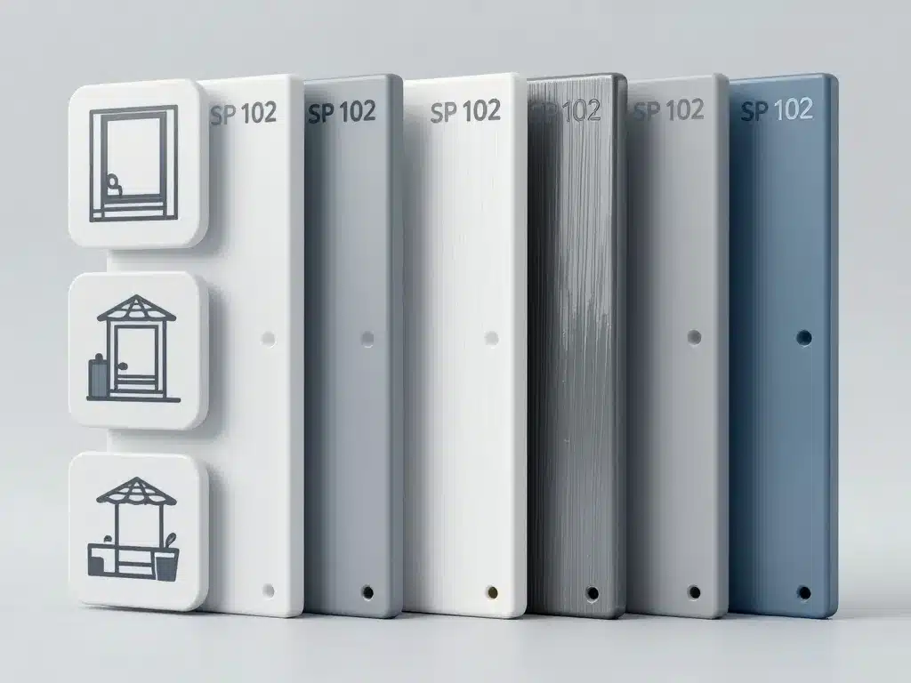 comparer sp 102 par matériaux et finitions