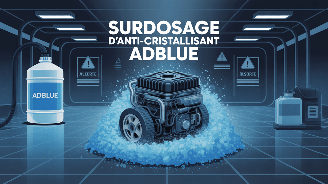 surdosage anti-cristallisant adblue alerte cristaux moteur