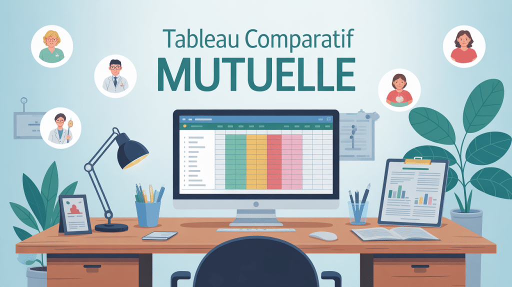 illustration tableau excel comparatif mutuelle