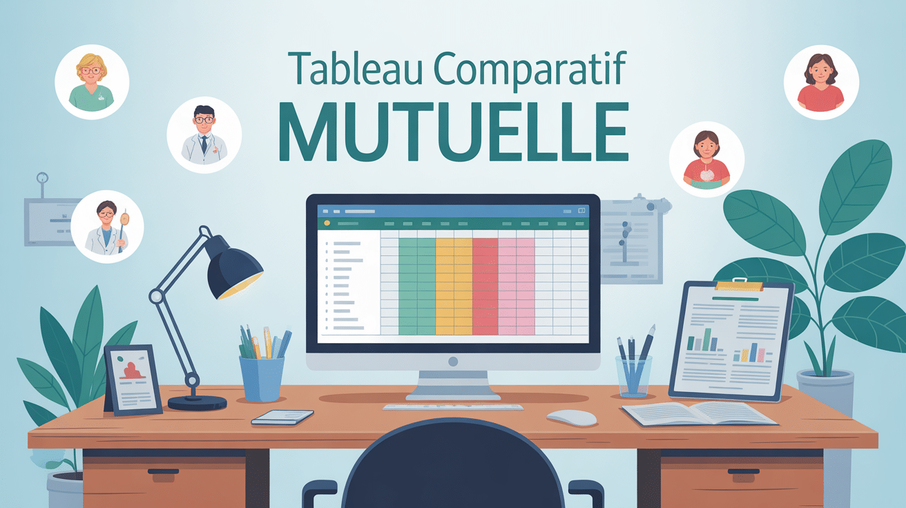 illustration tableau excel comparatif mutuelle