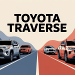 Illustration de la confusion entre toyota traverse et SUV familiaux toyota chevrolet
